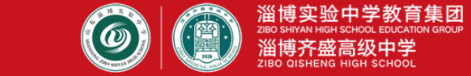 淄博齐盛高级中学校徽